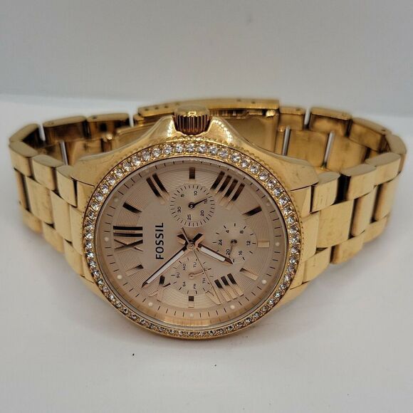 Fossil Cecile AM4483 Womens Stainless Steel Analog Dial Quartz Wrist Watch DE317 - Picture 6 of 10